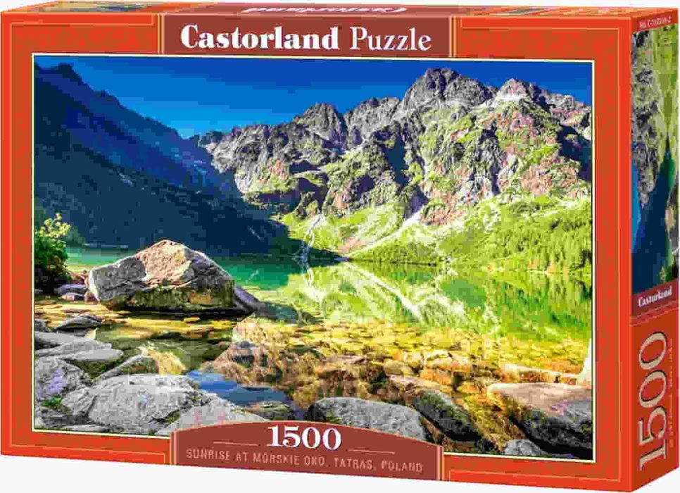 Puzzle 1500 el. Morskie Oko w Tatrach, Polska