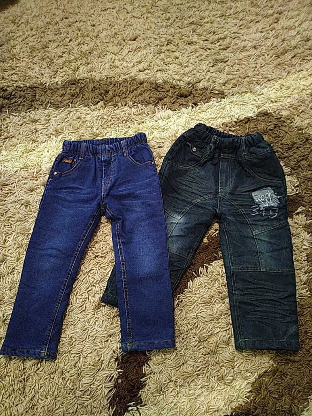 Комплект теплі джинси штани 98-104-110 см