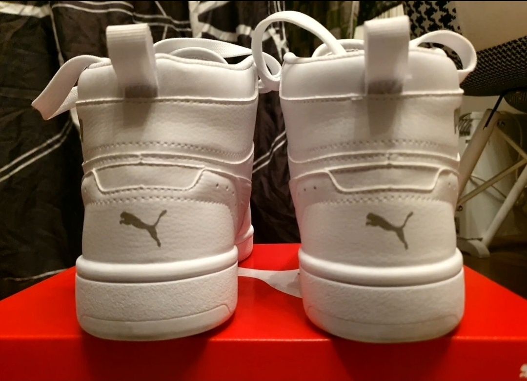 Buty Puma Sneakersy Rebound Joy Jr Białe 37,5 23,5 cm nowe