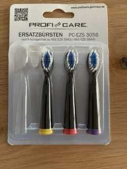 Escovas de dentes de substituição ProfiCare PC-EZS 3056, pacote de 3