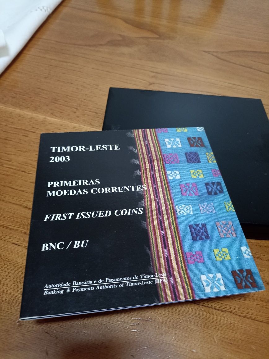 Colecção primeiras moedas correntes Timor Leste