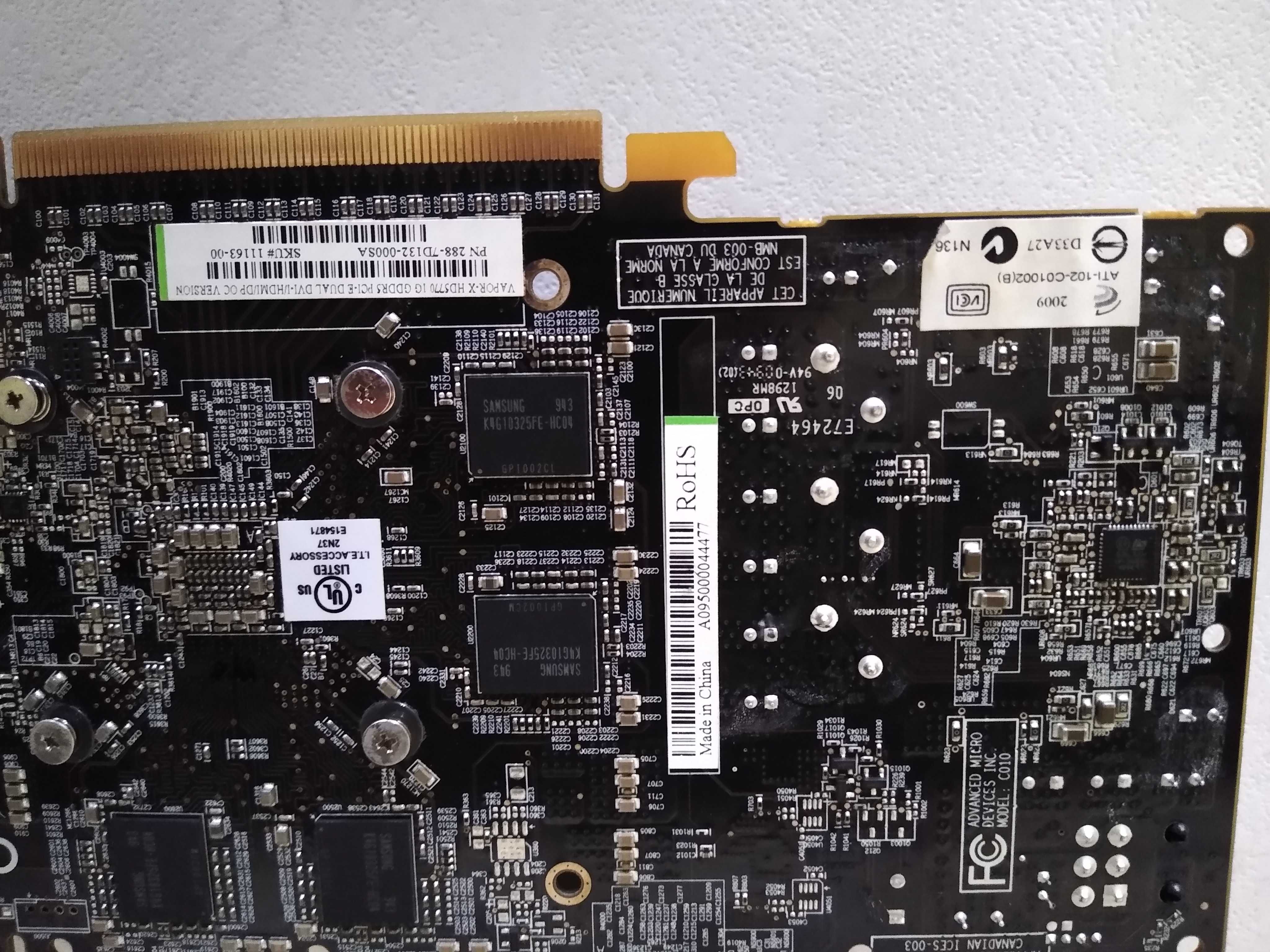 Karta graficzna Sapphire Radeon HD5770 VAPOR-X