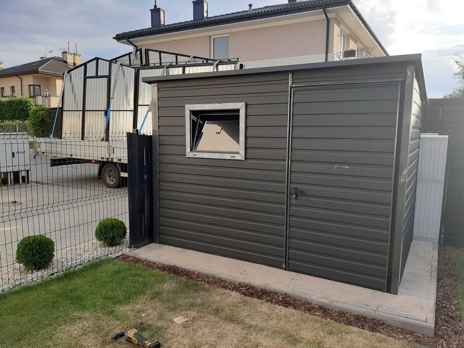 Wiata DOMEK OGRODOWY Blacha akrylowa 4x3