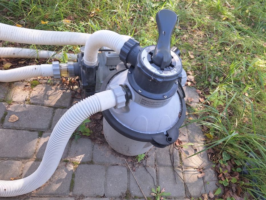 Basen ogrodowy 488x122 z pompą piaskową