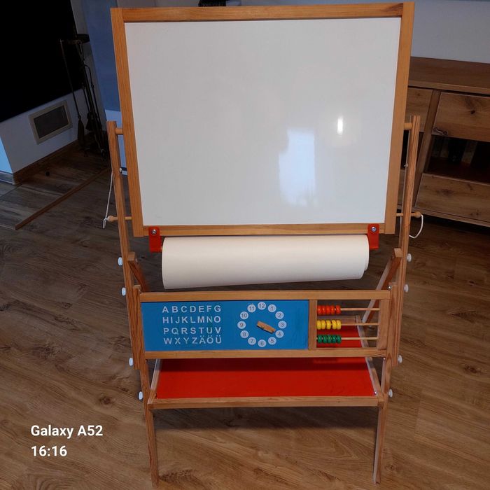 Tablica magnetyczna i kredowa dla dzieci