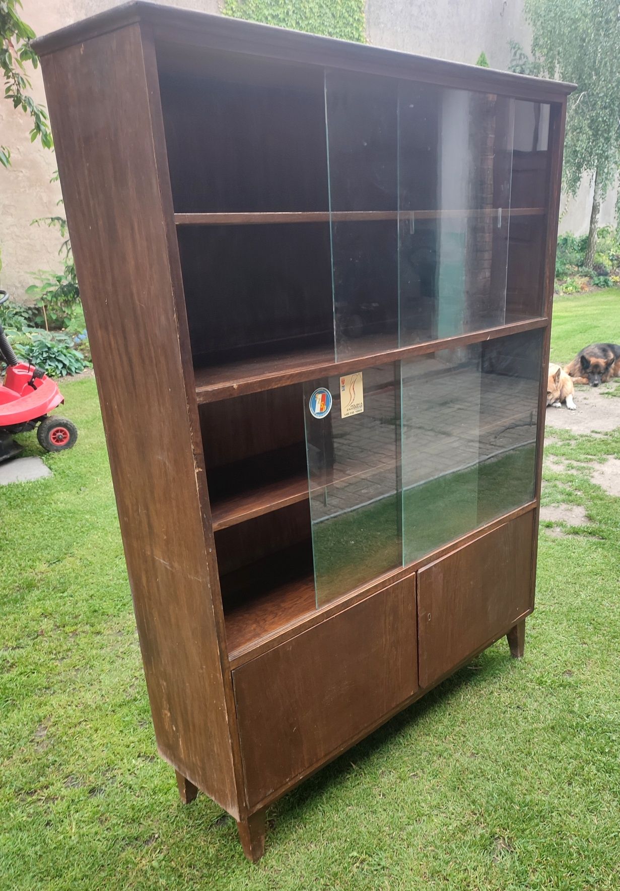 Witryna biblioteczka regał lata 60 Starogardzka Fabryka Mebli PRL