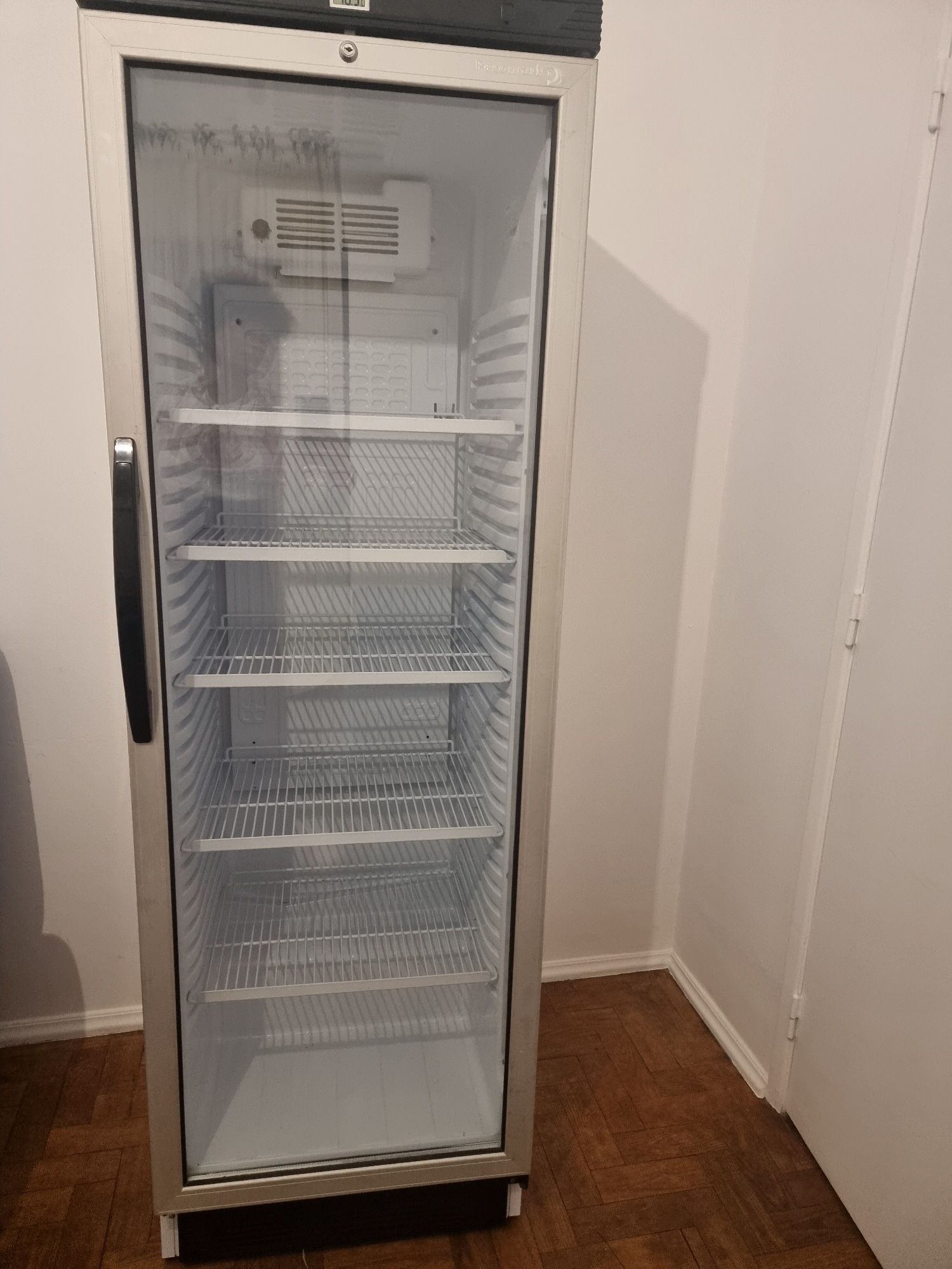 Frigorífico com porta de vidro