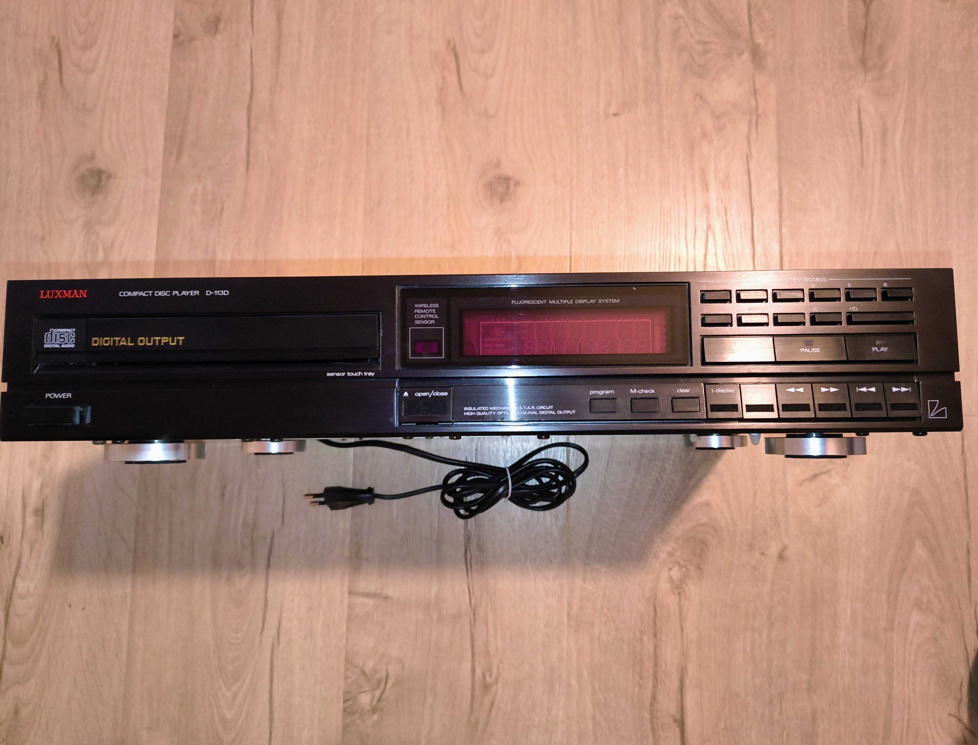 Odtwarzacz cd Luxman D-113D (transport)