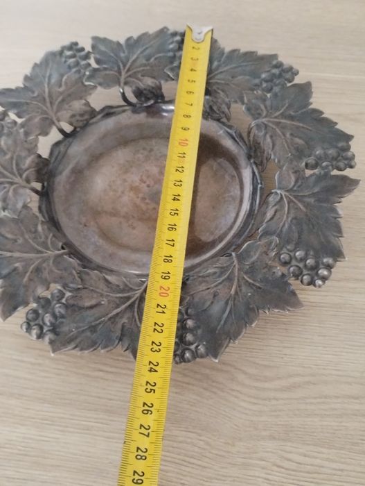 Piękna platerowana Patera