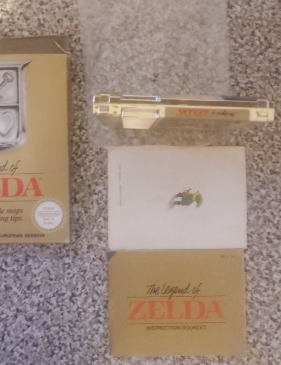 Zelda Nintendo Nes Caixa Original Completo.