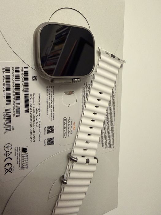 Apple Watch Ultra White Ocean Band