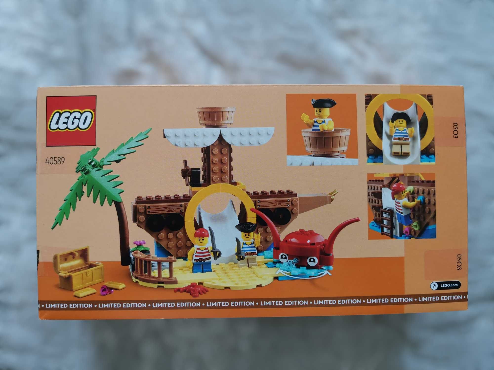 LEGO 40589 Promocyjne - Plac zabaw ze statkiem pirackim