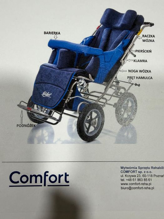 Wózek Inwalidzki Dziecięcy