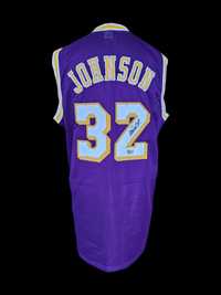 NBA MAGIC JOHNSON LA Lakers koszulka z autografem