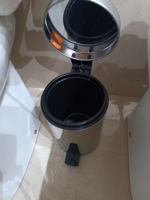 Balde lixo WC Brabantia aço inoxidável 3 litros