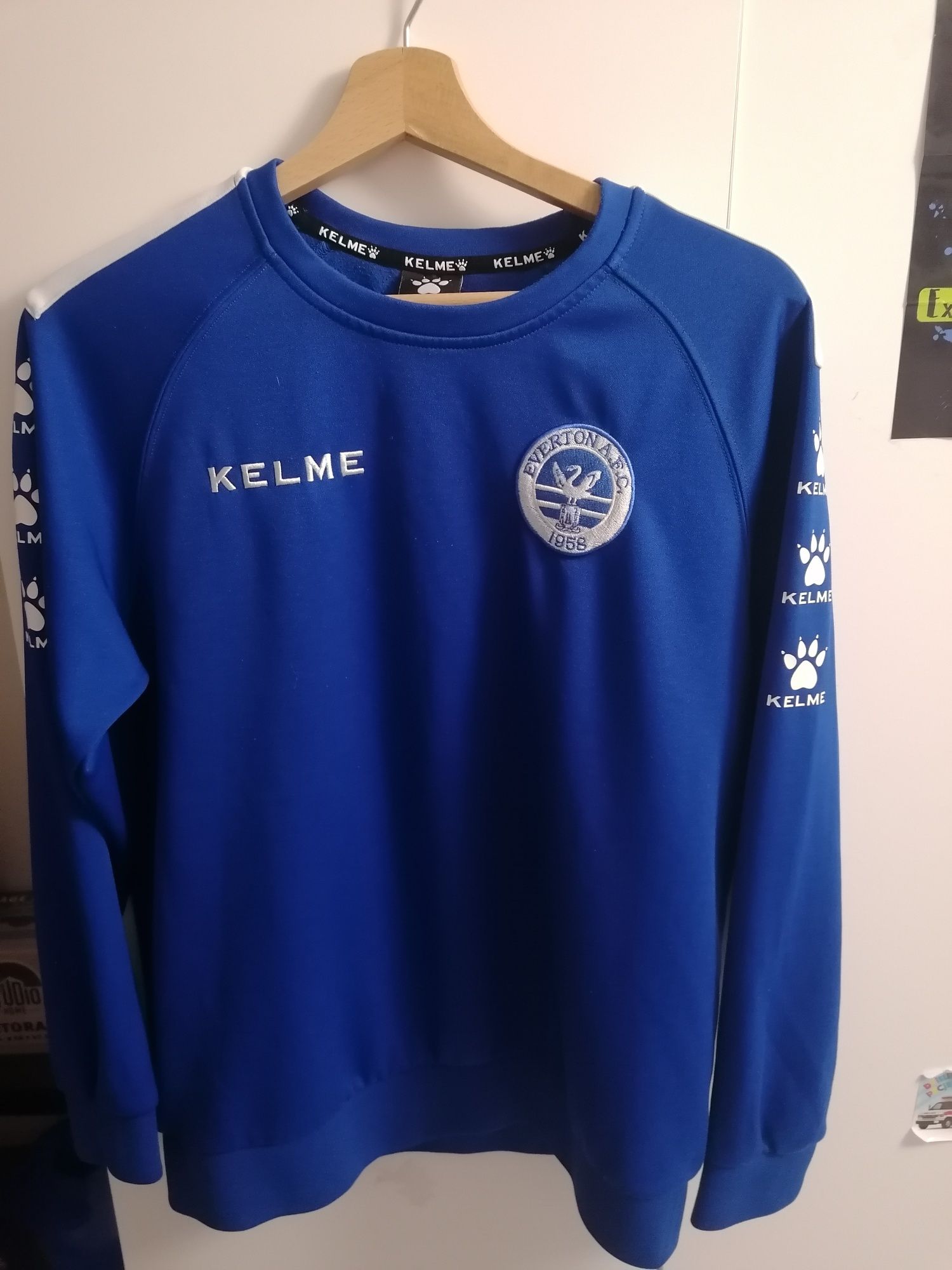 Bluza piłkarska Everton sportowa treningowa rozm M Kelme