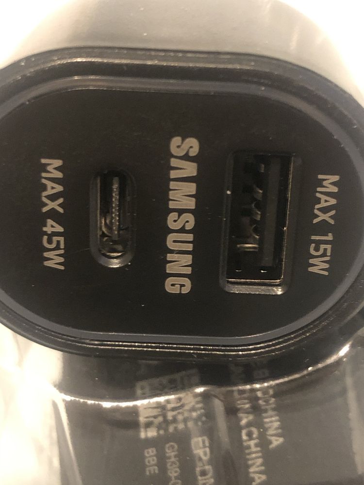 Oryginalna ładowarka Samsung samochodowa 60w 2xusb z kablem