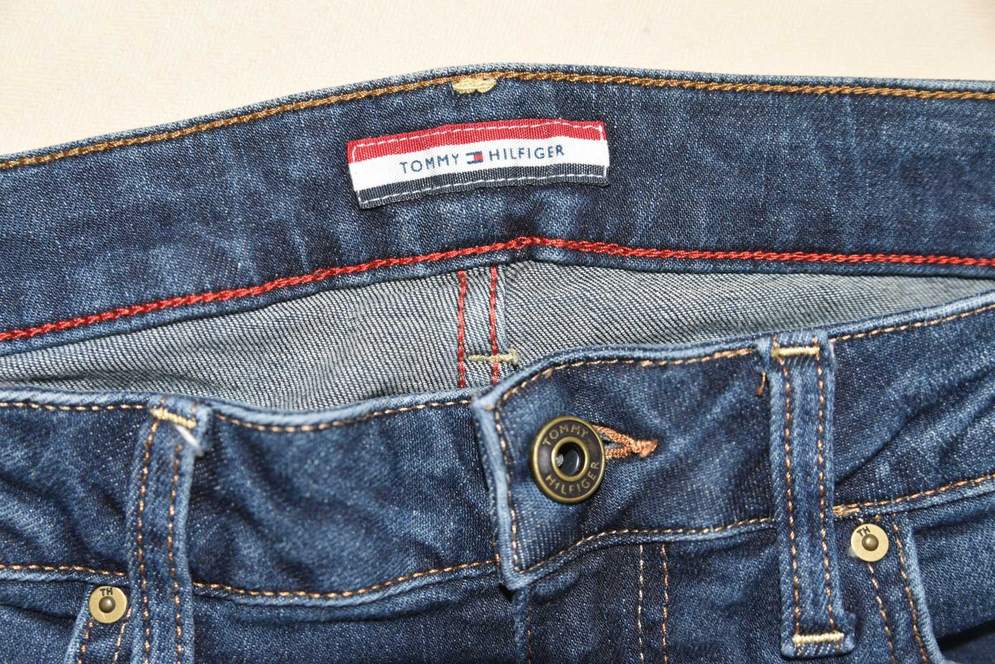 TOMMY HILFIGER spodnie jeans straight 6S M/L