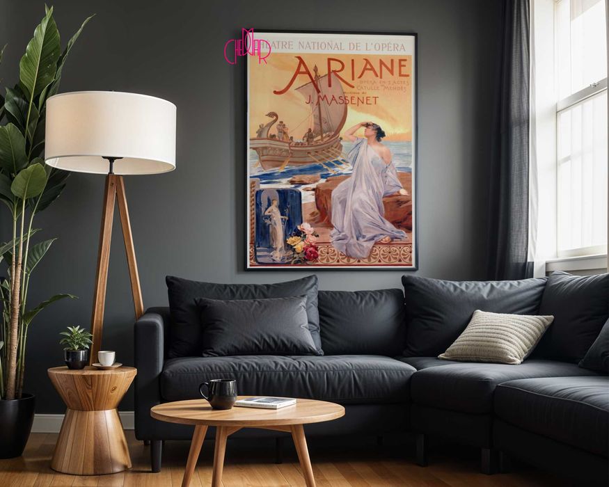 Plakat ,,Ariane – Teatr Narodowy La'Opera", Grecja, 40x50