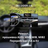 Audi MMI, MIB, MIB2, MIB3 USA, прошивка, додатковi мови в меню