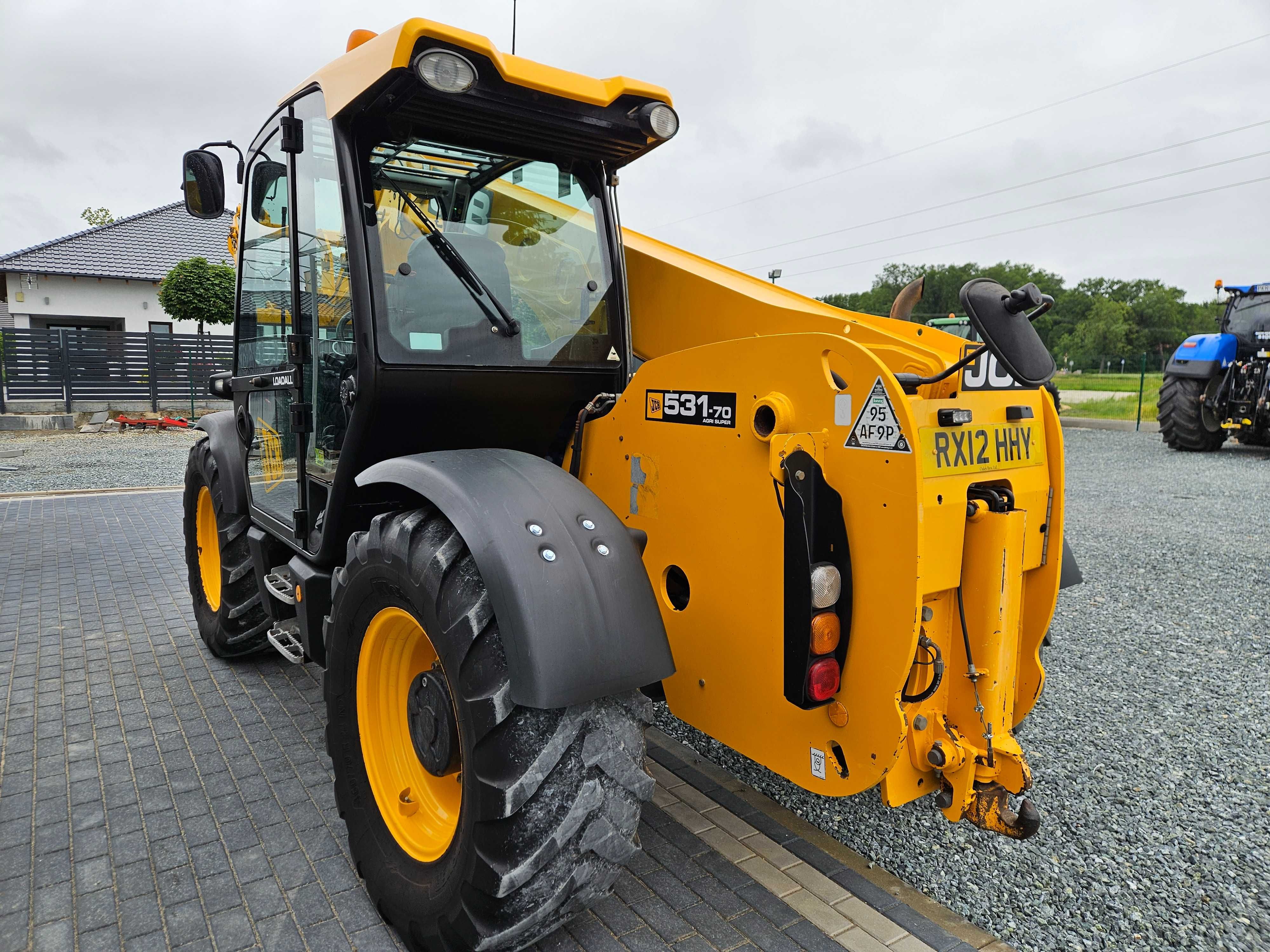 Ładowarka teleskopowa JCB 531-70 Agri Super, 2012.