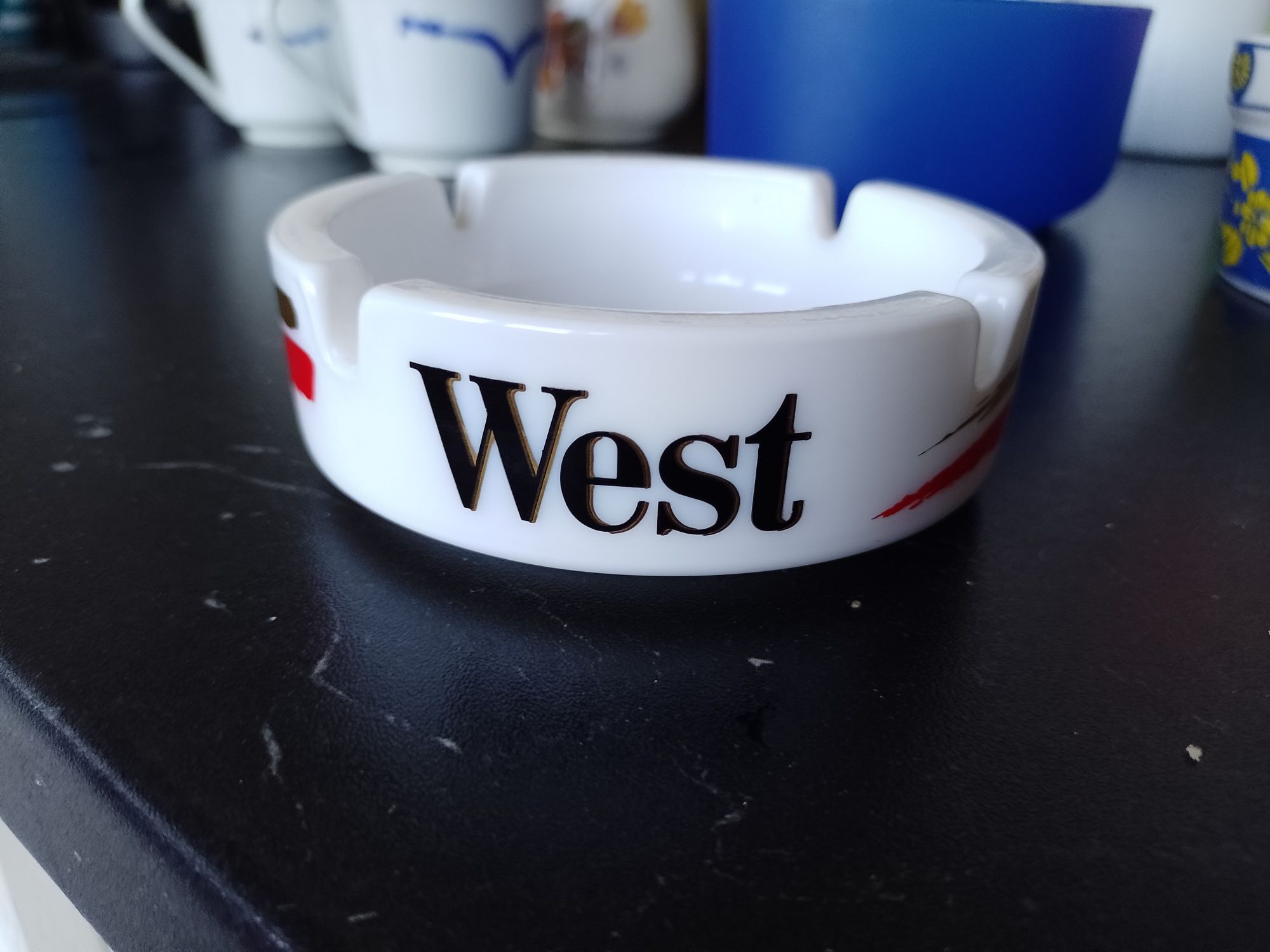 Vintage popielniczka popielnica West logo
