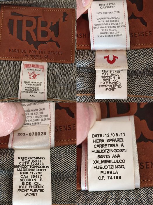 джинсовая куртка джинсовка True Religion Type 1 l