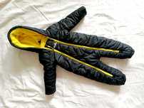 Ocieplany czarny kombinezon ellesse 80-86 cm zimowy