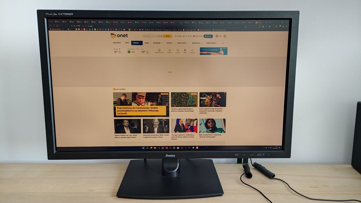 Monitor IPS freesync led  Iiyama prolite 27'' 2K 2560x1440p