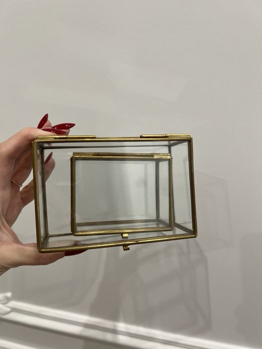 Комплект скляних шкатулок