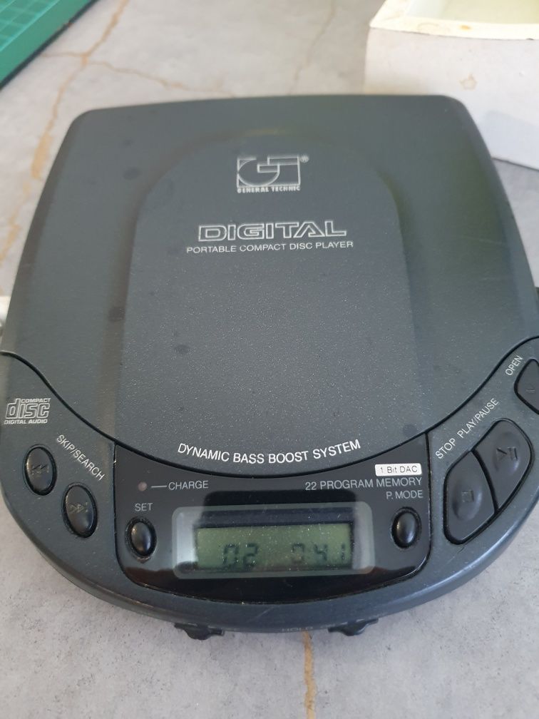 Odtwarzacz CD discman general technic gt9839
