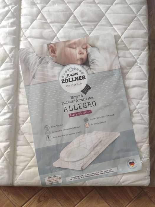 Materacyk do dostawki Julius Zollner 90x50x5 Nowy