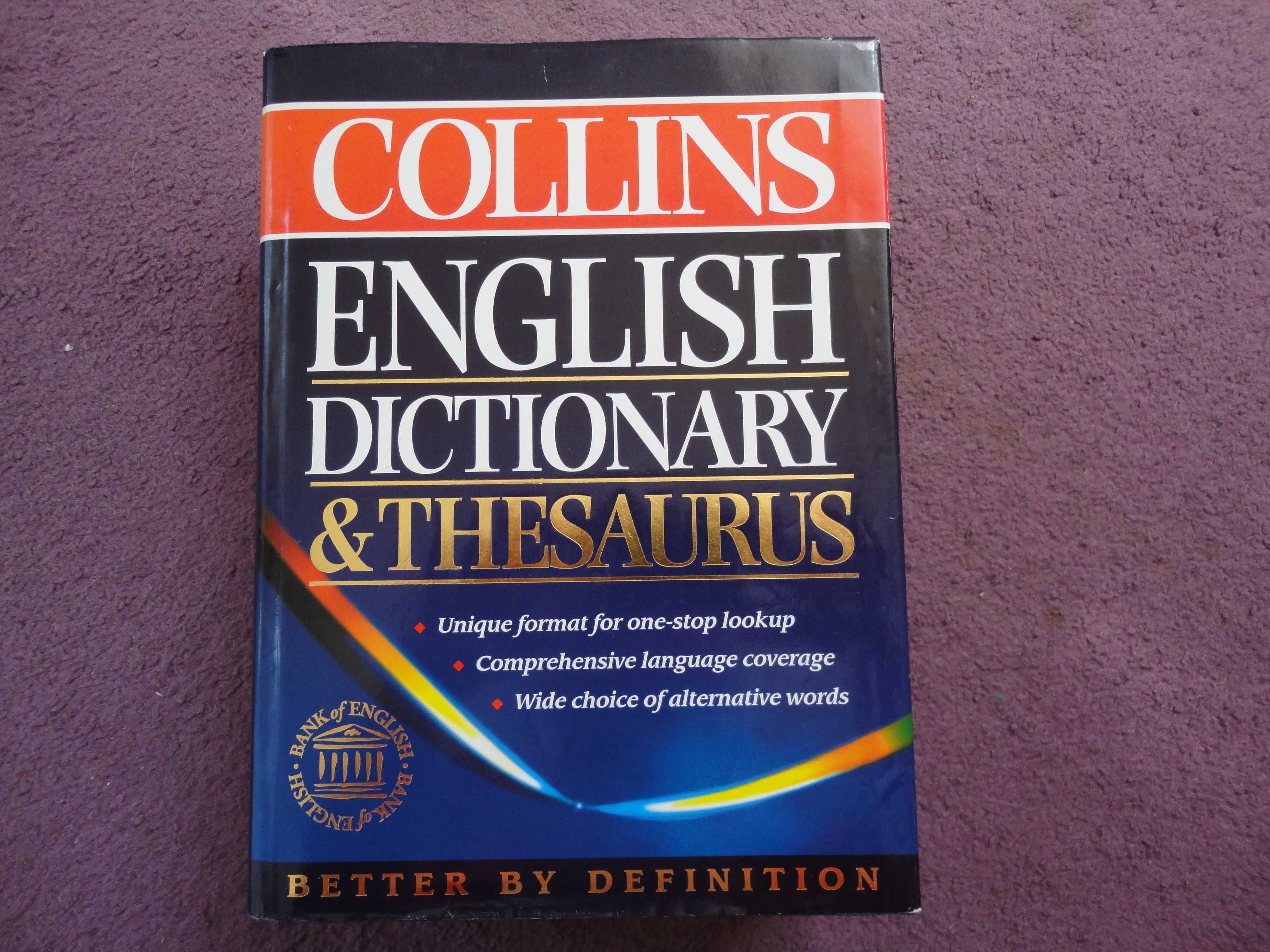 Collins English Dictionary & Thesaurus słownik języka angielskiego