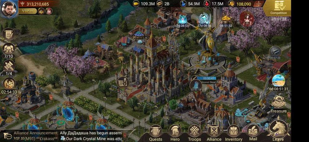 Аккаунт War And Magic (WAM) SVIP2 | LVL30 | POWER 544M | M91