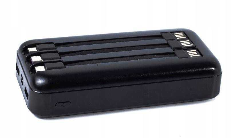 NOWY Powerbank 20000 mah 22,5w + Kable qc pd usb usb-c szybki mocny