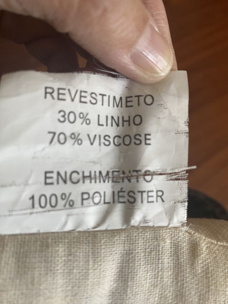 Conjunto 2 almofadas em linho, de assento, da AREA