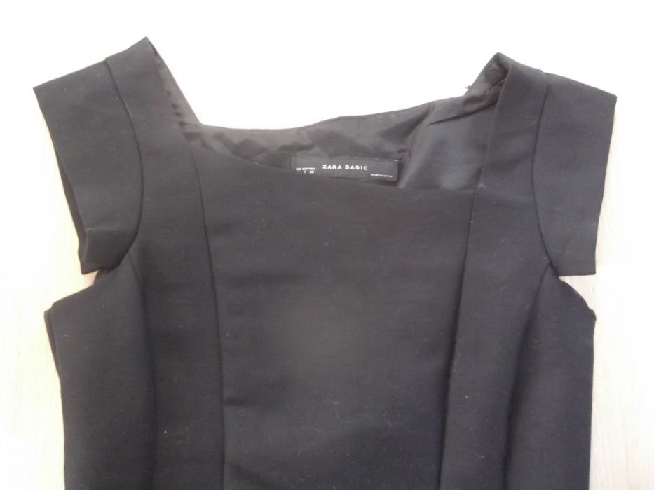 sukienka czarna elegancka ZARA Basic rozmiar S NOWA