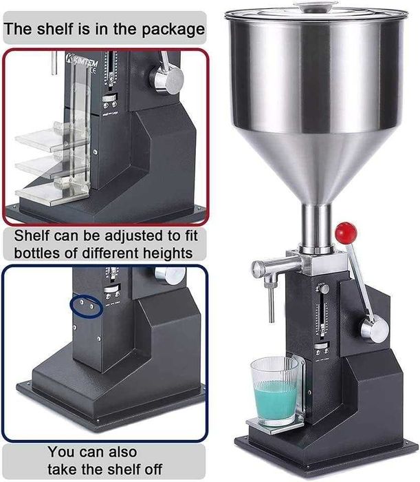 Ręczna Maszyna Do Napełniania Płynem 5-60ML Regulacja