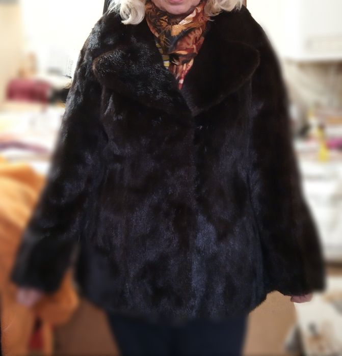 Норковый полушубок