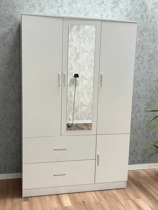 roupeiro branco com espelho - entrega gratis