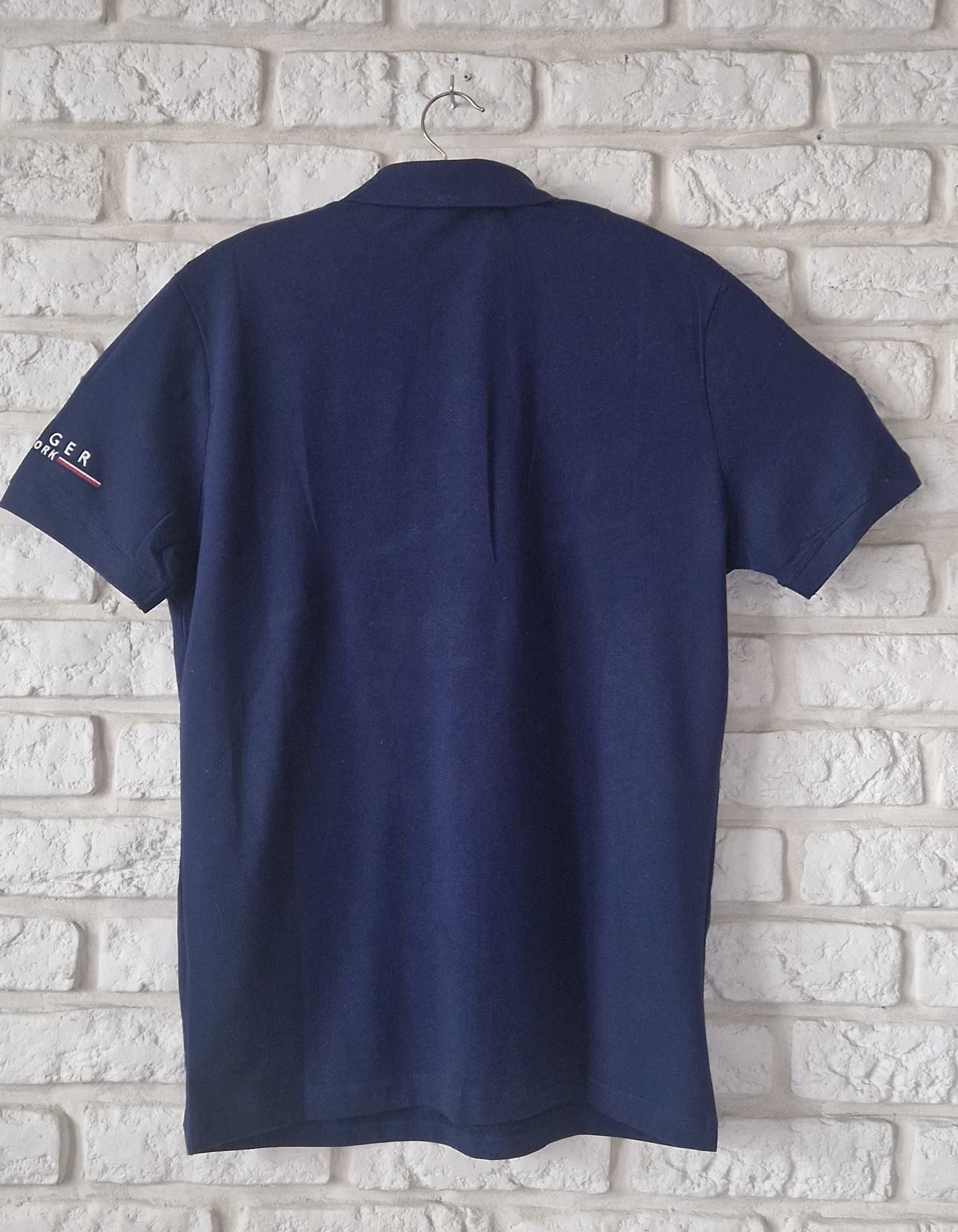 Nowa koszulka polo t-shirt Tommy Hilfiger L granatowa z metką