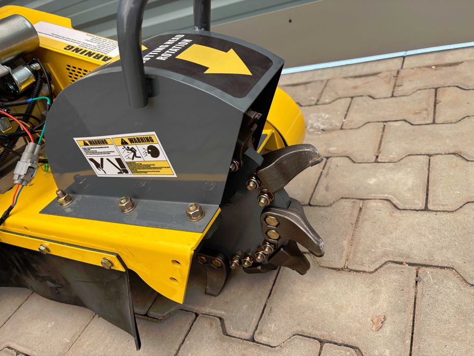 Nowy rozdrabniacz do pni frezarka Mocna duża, rozrusznik duże koła