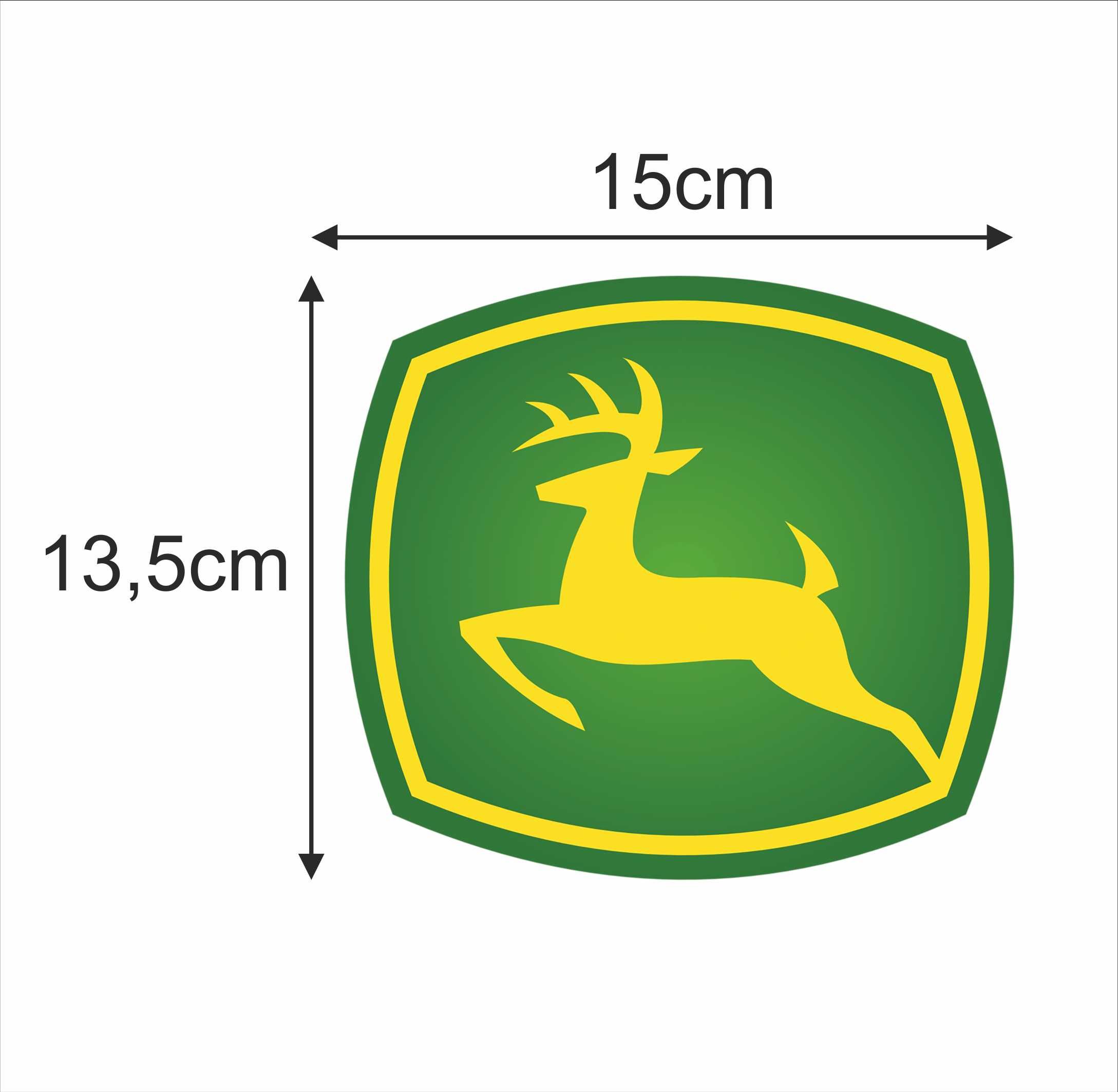 naklejka na traktor ciągnik kombajn JOHN DEERE, naklejka JOHN DEERE