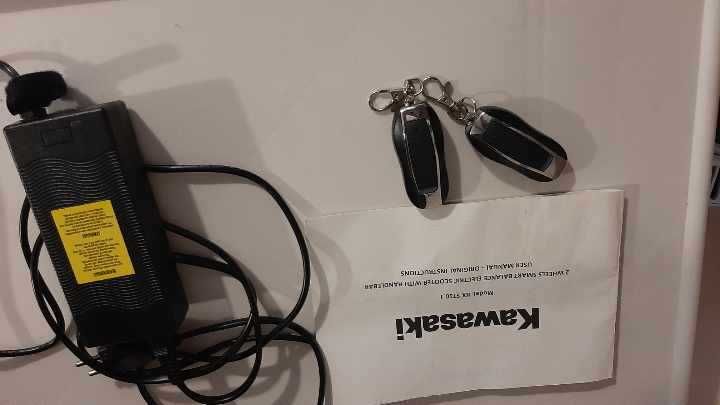 Sprawny  jeździk elektryczny Kawasaki