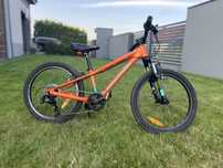 Rower dziecięcy Cannondale Trail 20" pomarańczowy MTB amortyzator