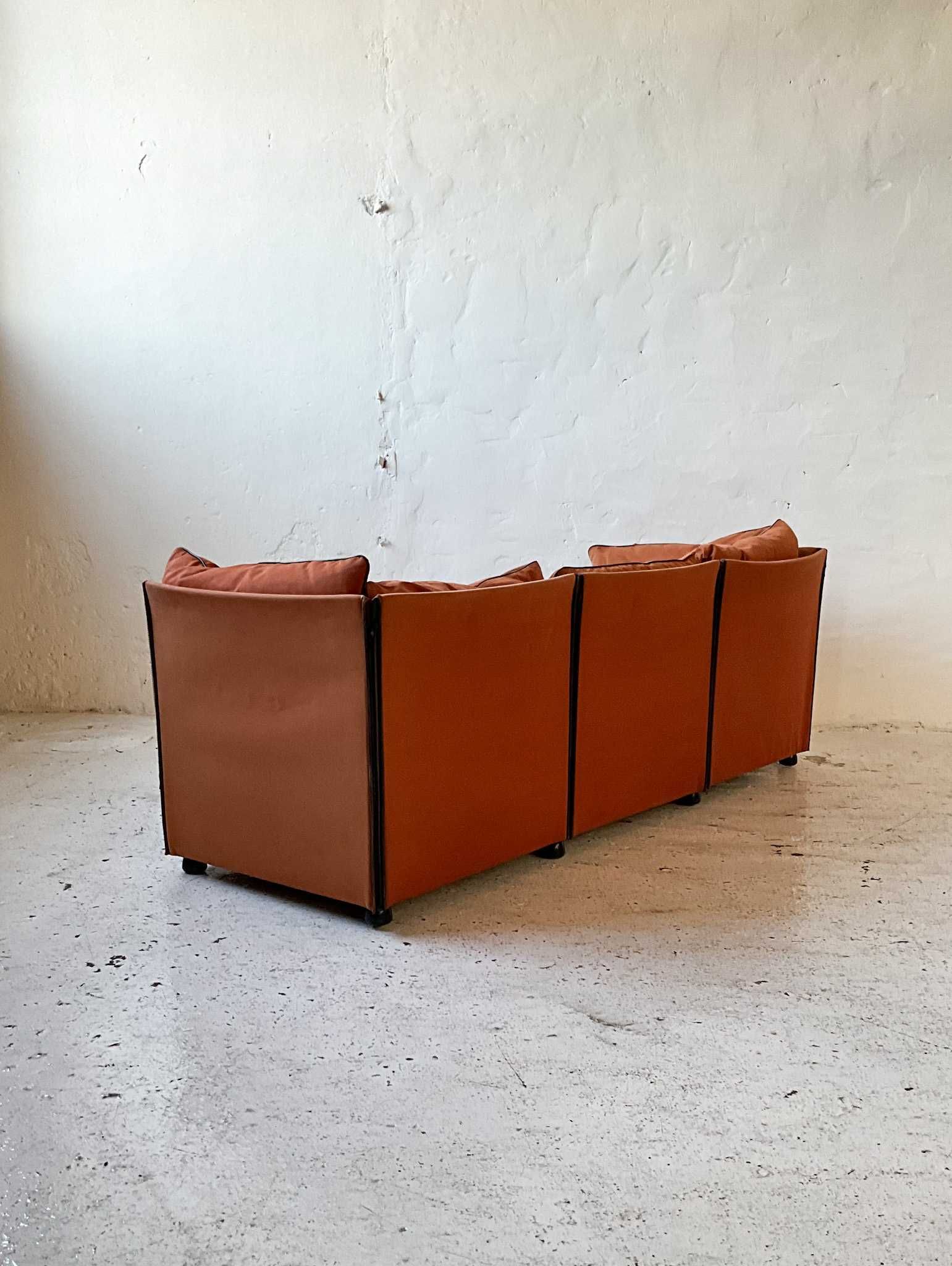 Cassina włoska sofa Tilbury proj. Mario Bellini lata 70 vintage design