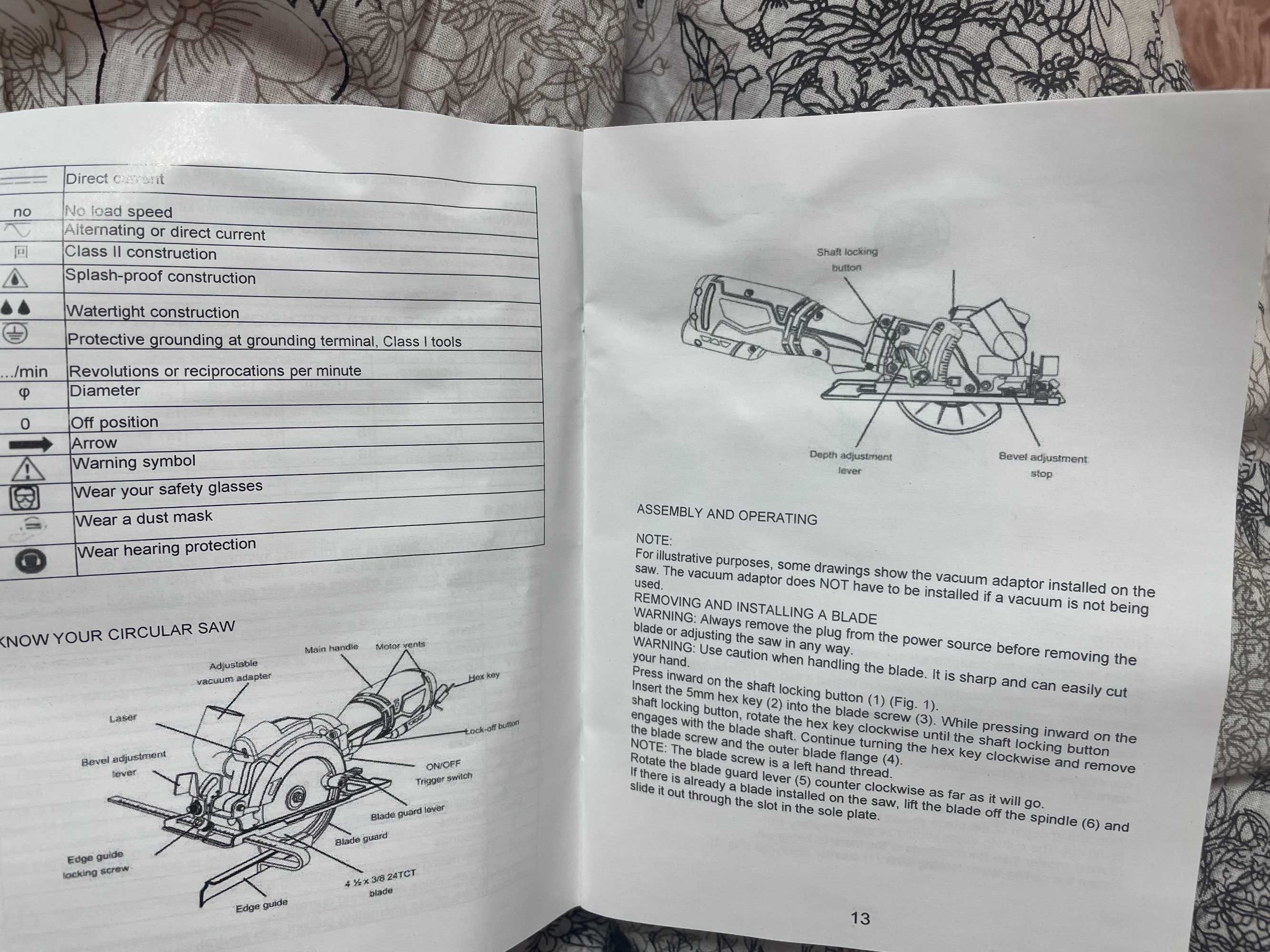 Циркулярна пилка Tacklife TCS115A