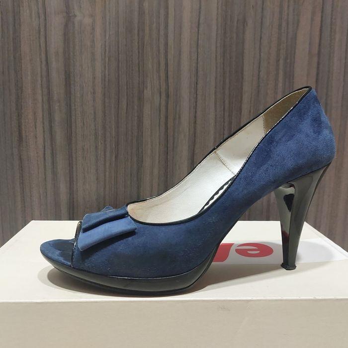 Szpilki skórzane 39