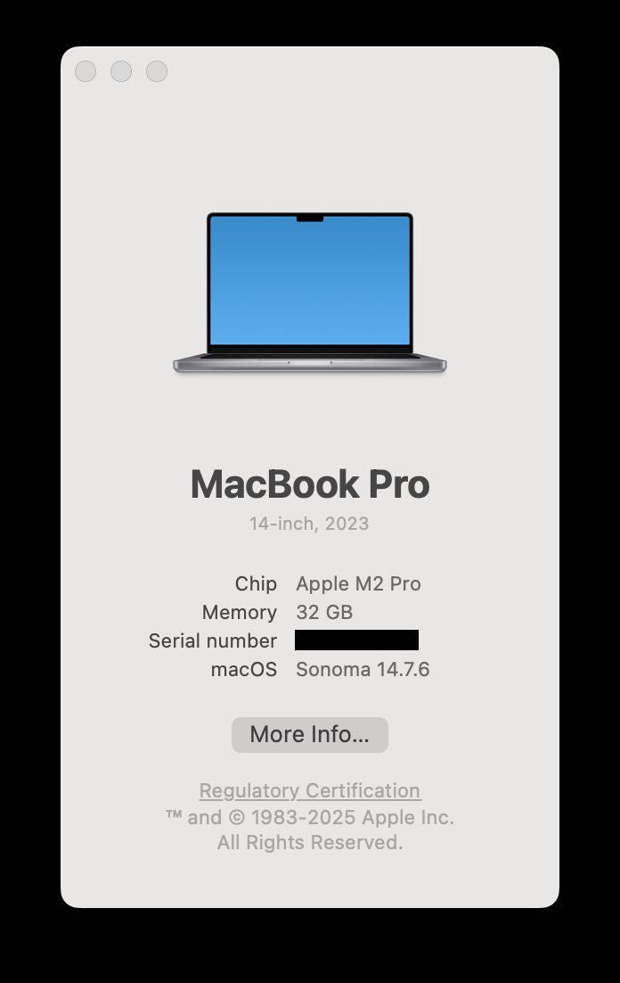 MacBook Pro 14 M2 Pro 2023 Space Custom (M2 Pro/32/512SSD) 990$
