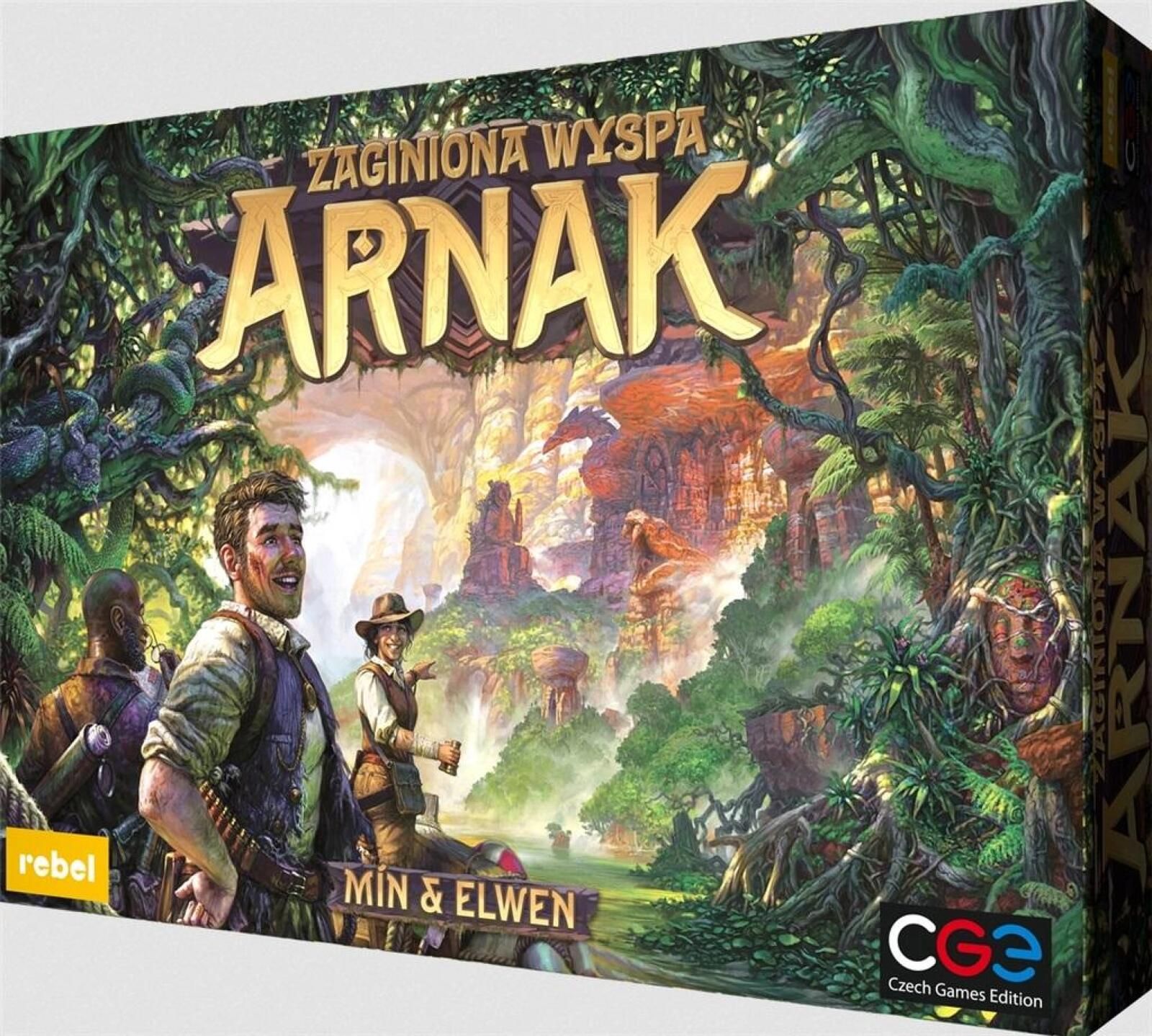 Zaginiona wyspa Arnak REBEL Rebel pudełko,370x255x70 mm